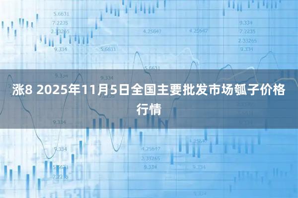 涨8 2025年11月5日全国主要批发市场瓠子价格行情