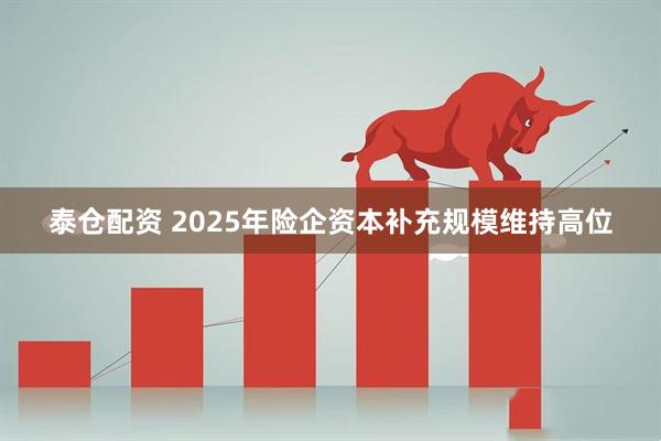 泰仓配资 2025年险企资本补充规模维持高位