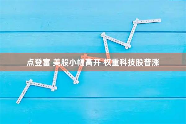 点登富 美股小幅高开 权重科技股普涨