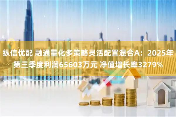 纵信优配 融通量化多策略灵活配置混合A：2025年第三季度利润65603万元 净值增长率3279%