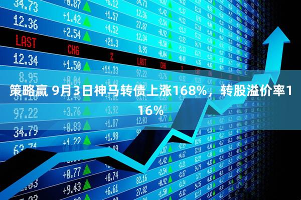 策略赢 9月3日神马转债上涨168%，转股溢价率116%